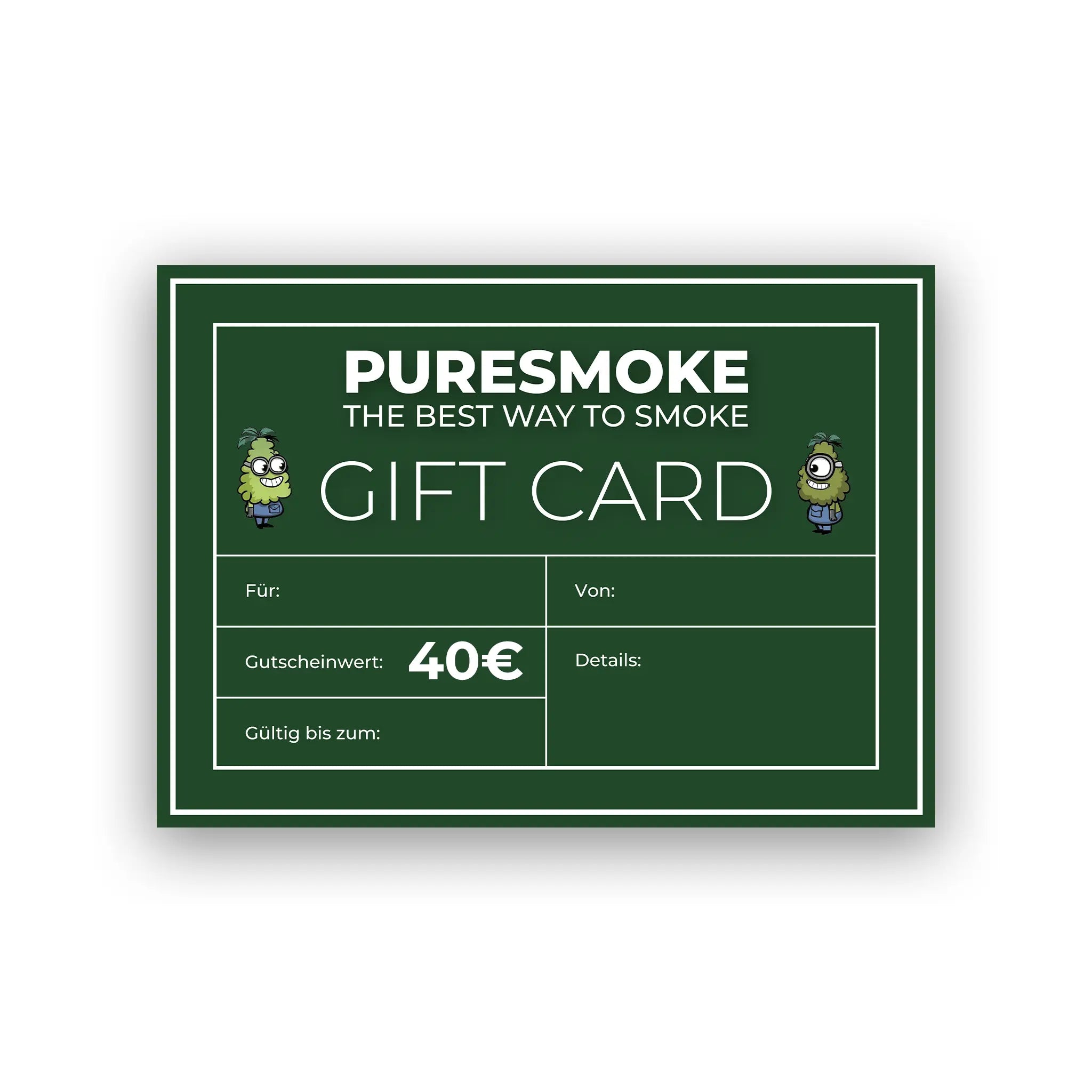 PURESMOKE Geschenkgutschein PURESMOKE Filters