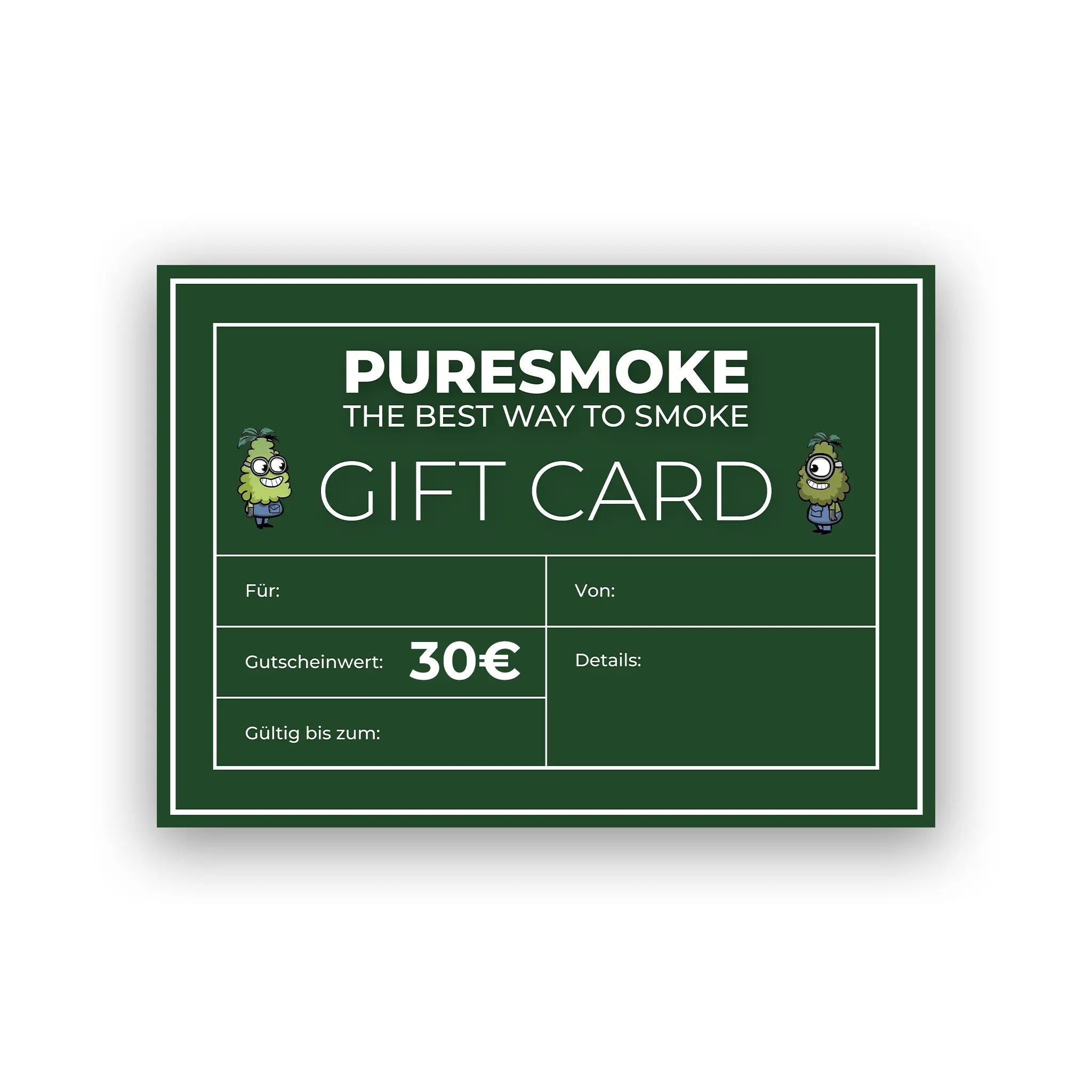 PURESMOKE Geschenkgutschein PURESMOKE Filters
