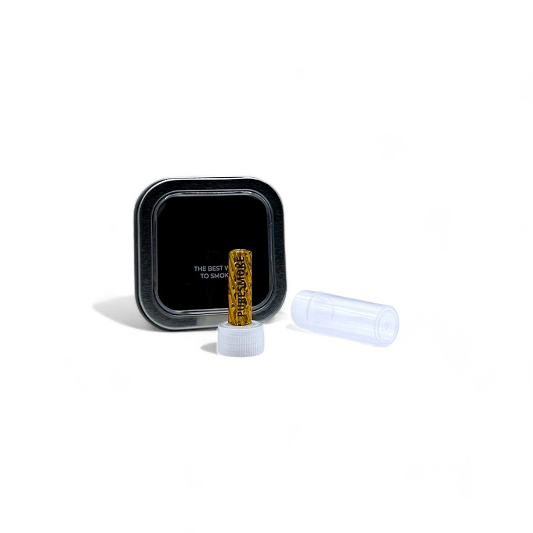 PURESMOKE 8mm Spiral Glasfilter Tip Yellow - PURESMOKE Filters
